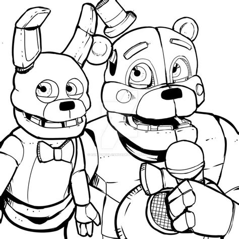 Fnaf sister location louring pages