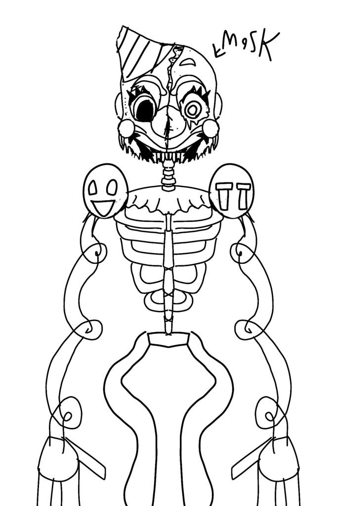 Fnaf sl characters fnaf fnaf coloring pages fnaf sister location fnaf characters