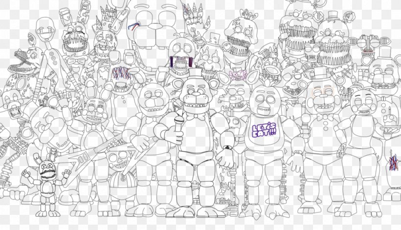 Five nights at freddys sister location drawing five nights at freddys coloring book png xpx