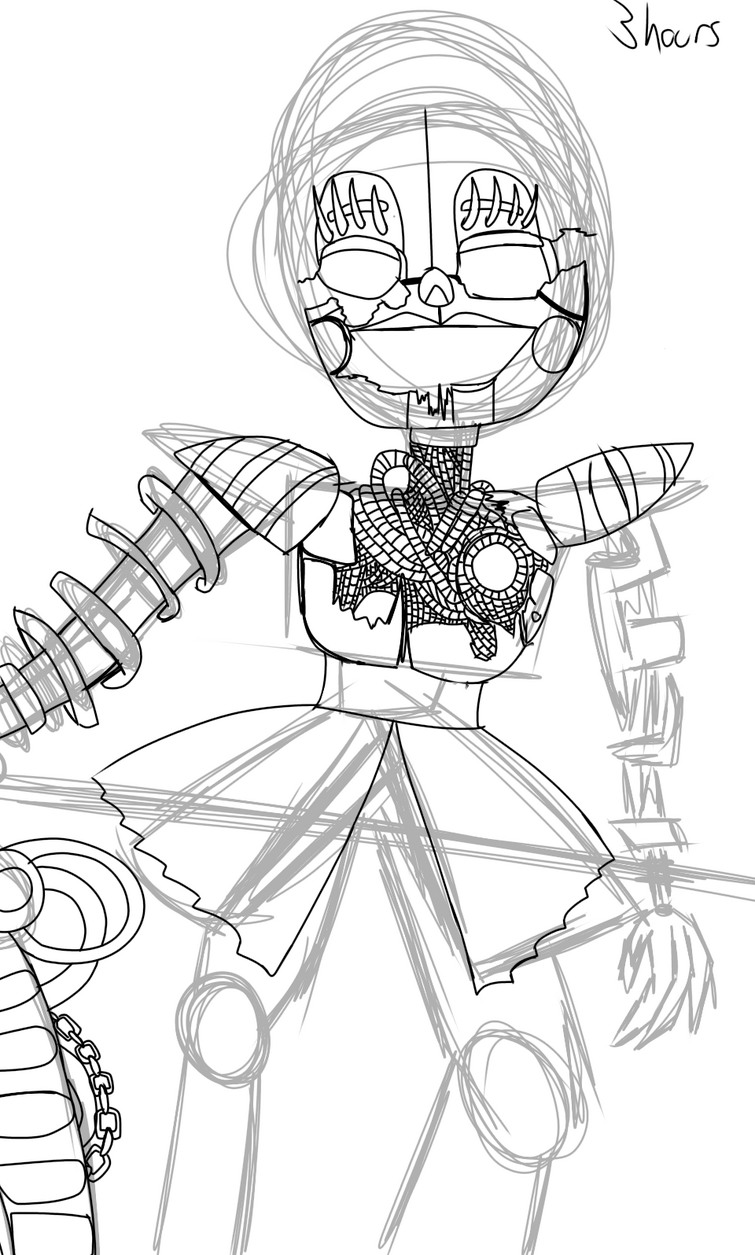 Drawing scrap baby