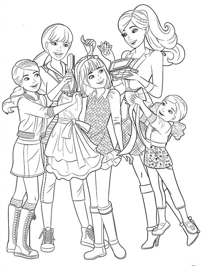 Barbie her little sisters coloring page barbie coloring pages princess coloring pages cartoon coloring pages