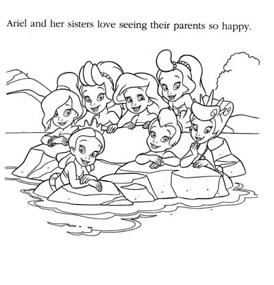 Little mermaid coloring pages ariel coloring pages