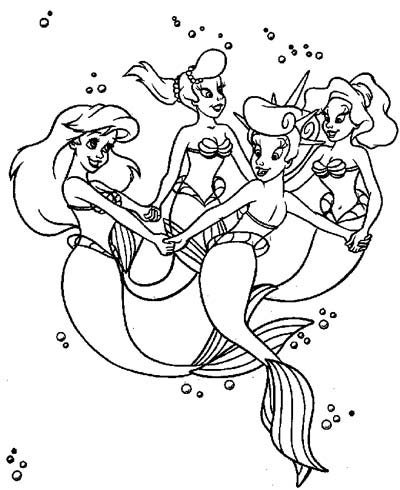 Little mermaid coloring pages ariel coloring pages