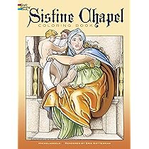 Sistine chapel coloring book eric gottesman michelangelo books