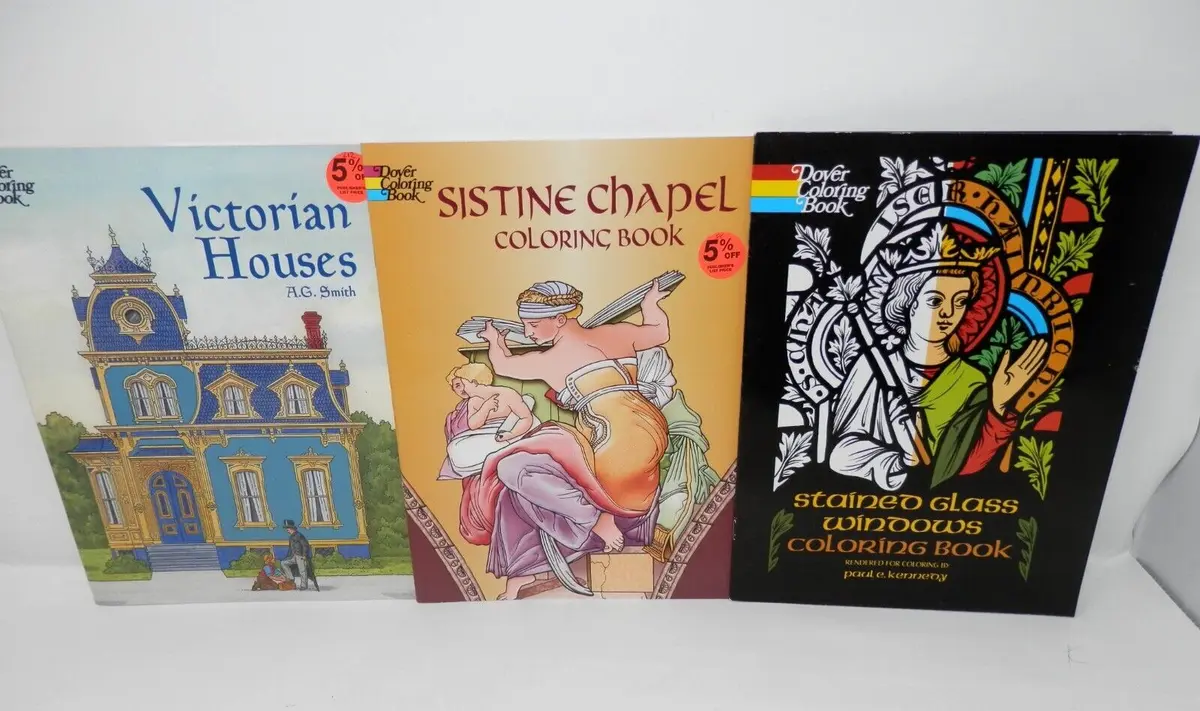 X dover coloring books