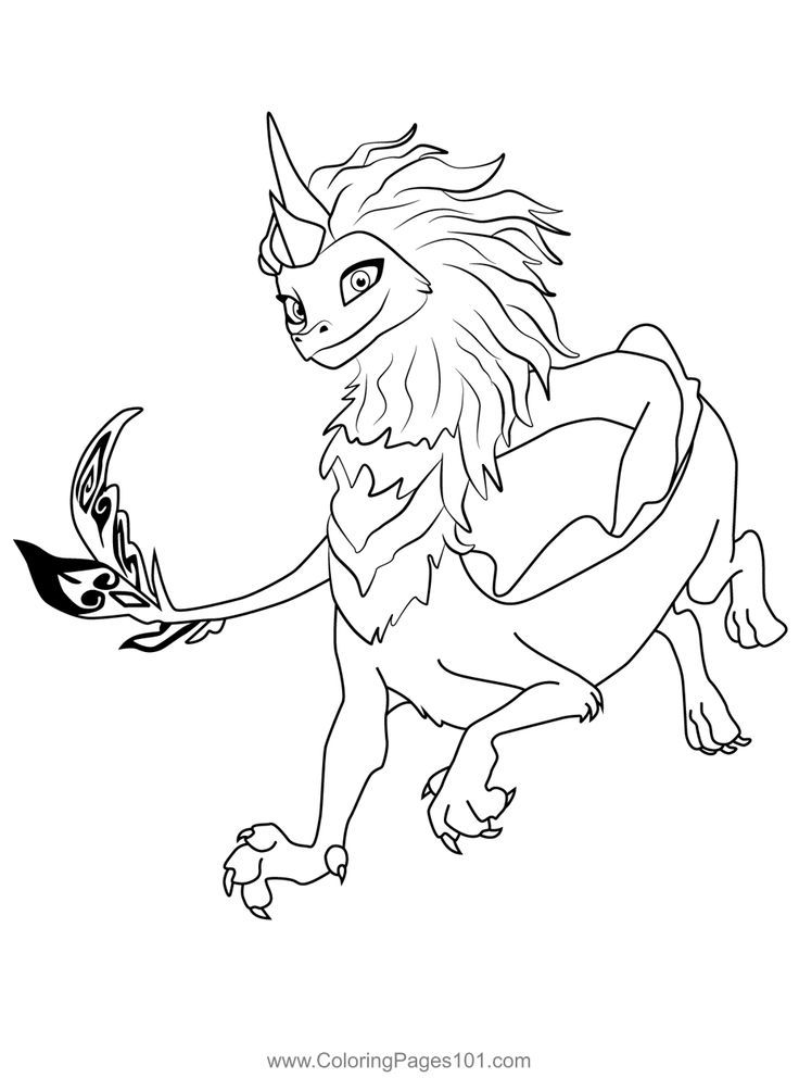 Sisu dragon raya and the last dragon coloring page dragon coloring page disney coloring pages dragon sketch