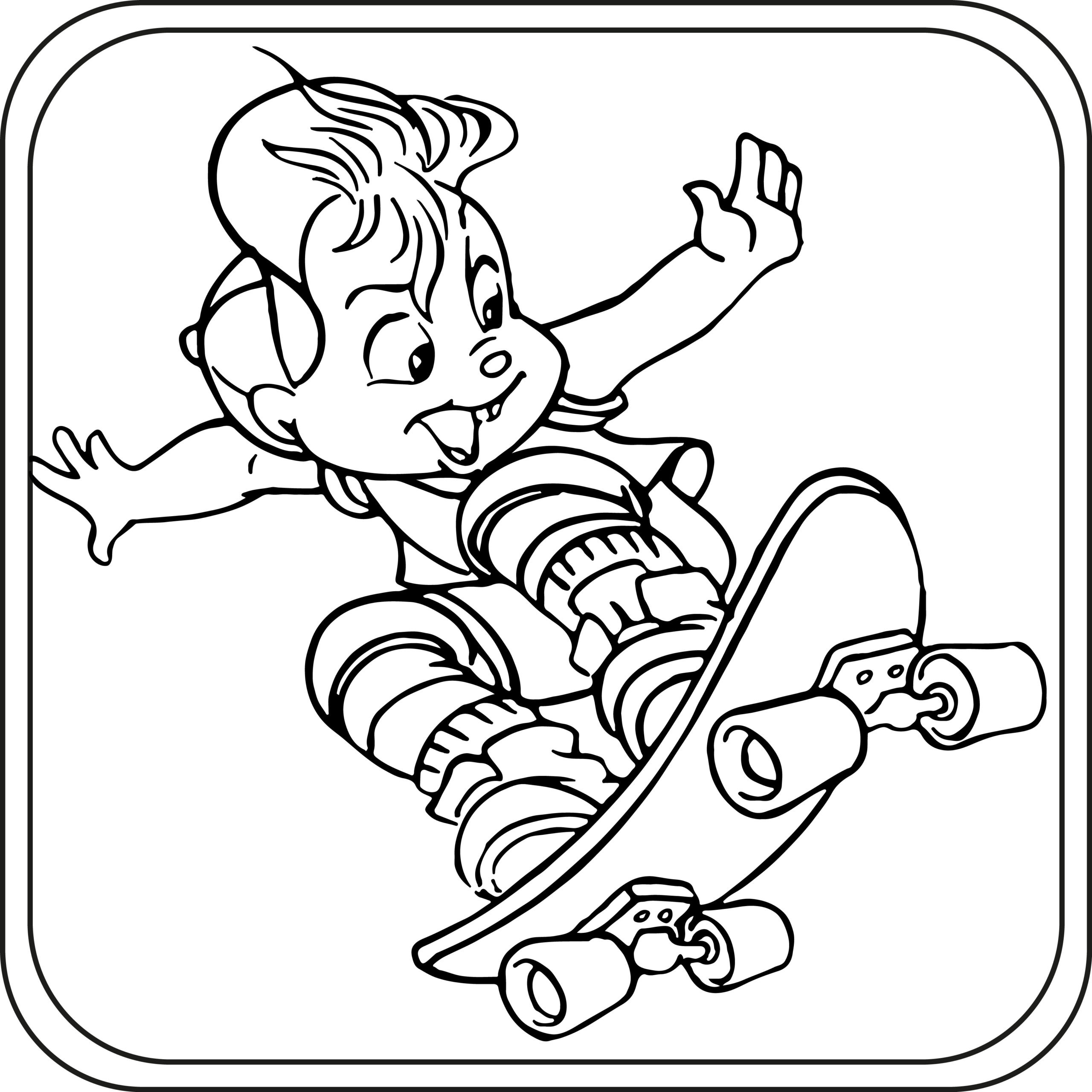 Skateboarding coloring pages preschool kindergarten first grade made by teachers