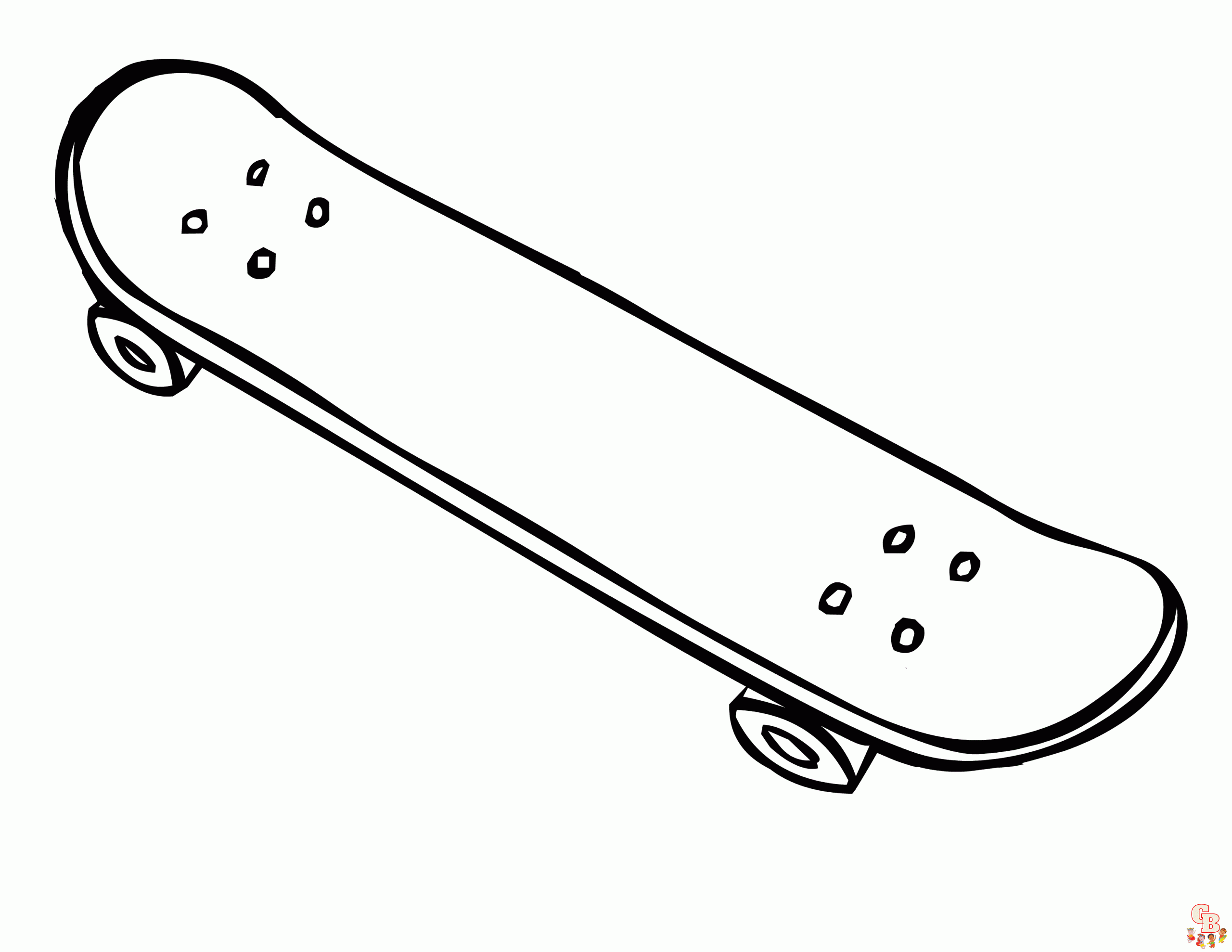 Free printable skateboard coloring pages for kids