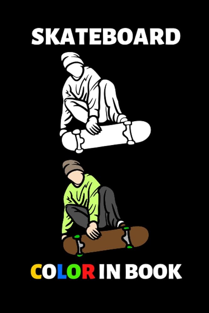 Skateboard color in book