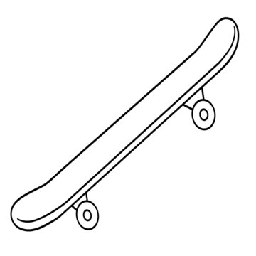 Skateboard outline images â browse photos vectors and video