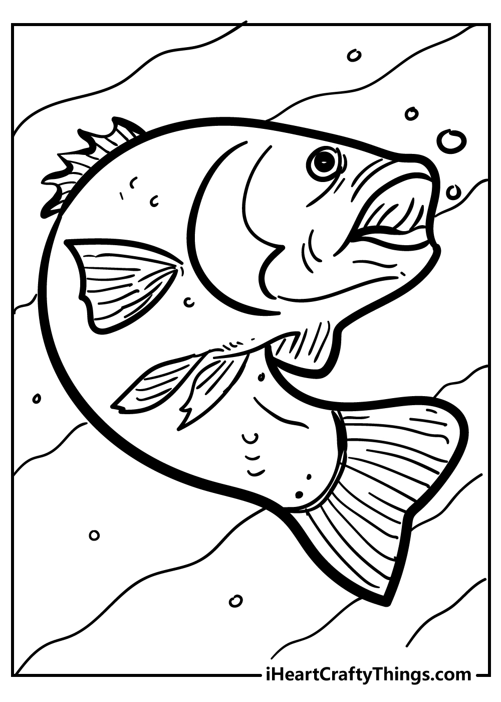 Fish coloring pages free printables