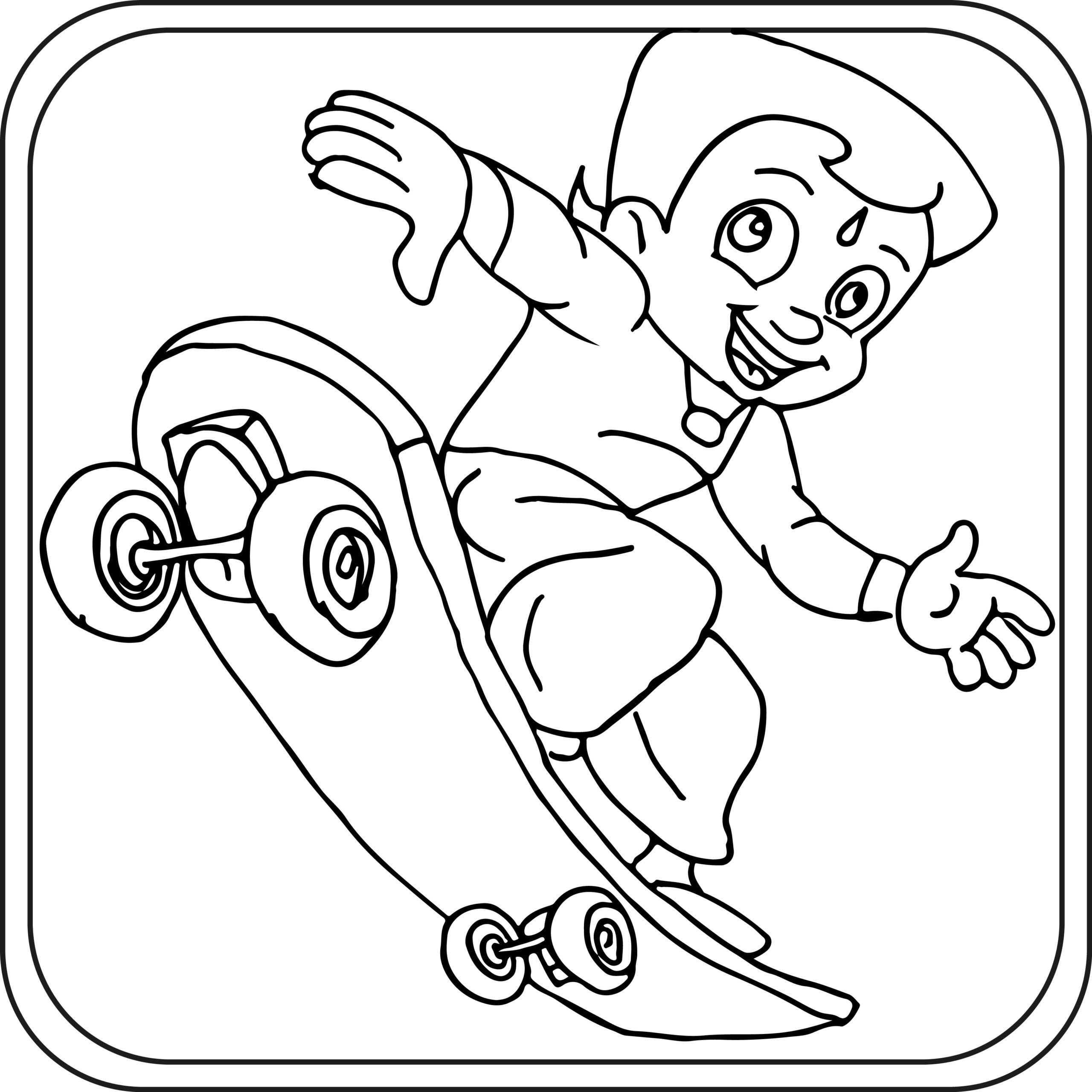 Skateboarding coloring pages preschool kindergarten first grade made by teachers