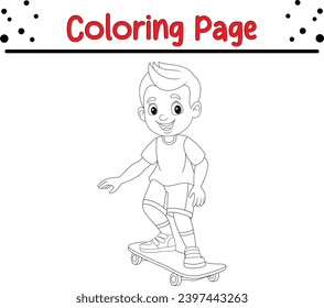 Skateboard coloring book images stock photos d objects vectors