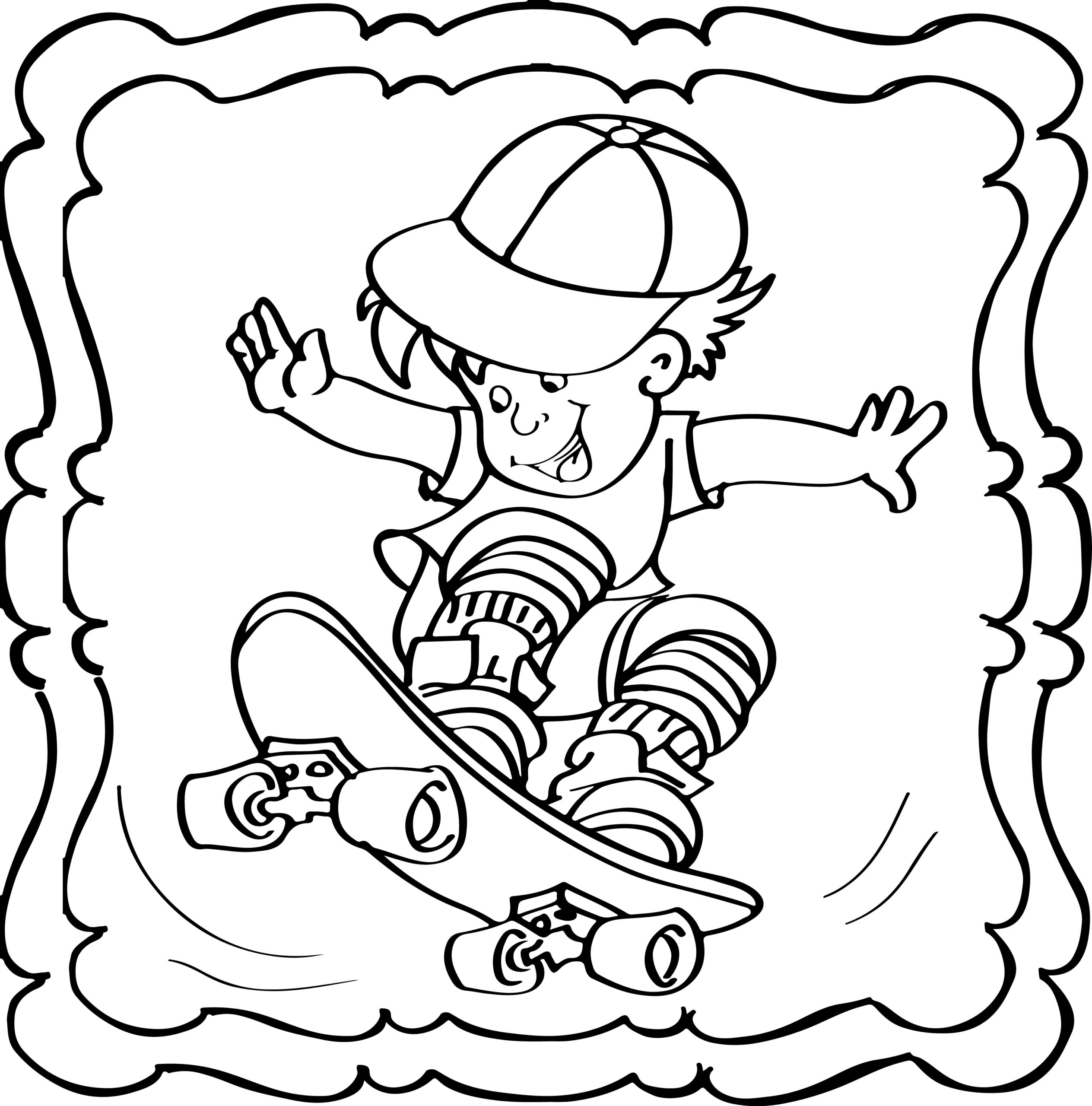 Skateboard coloring book easy and fun skateboards coloring book for kids made by teachers