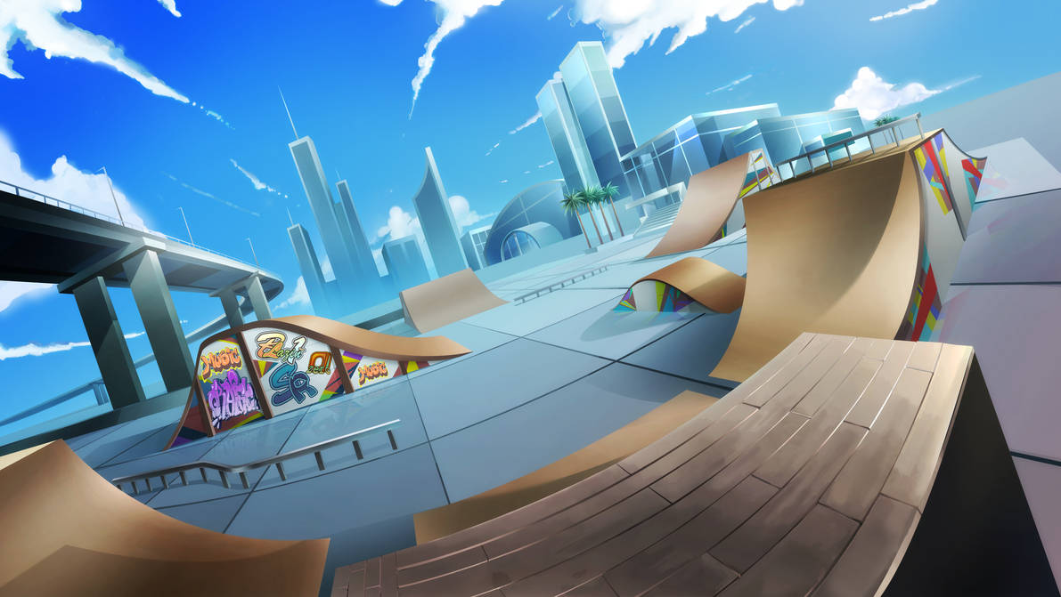 [AR] Problemas Legais  24.skatepark_anime_background_by_mjesther13_deocopv-pre