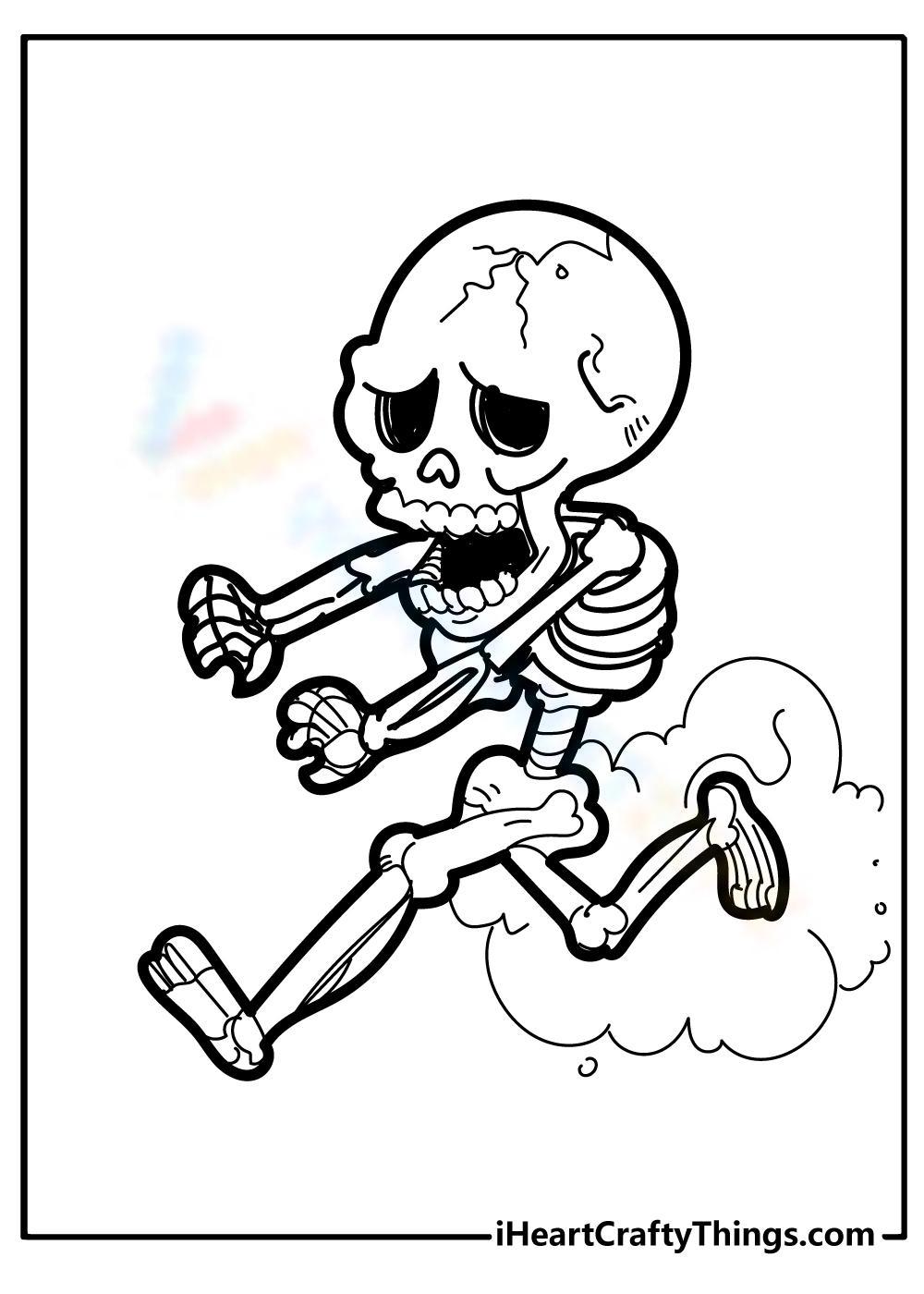 The happy skeleton worksheet