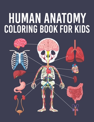 Human anatomy coloring book for kids human body parts coloring sheets for kids ages years old great gift idea for boys girls to lea paperback trident booksellers cafe