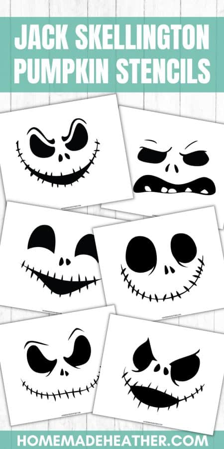 Jack skellington pumpkin carving stencils homemade heather