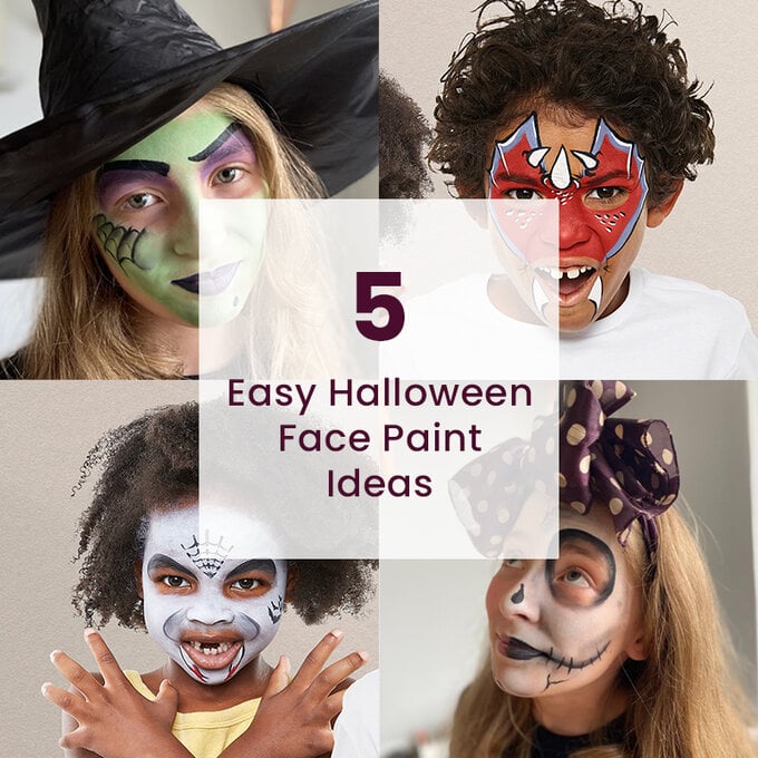 Easy halloween face paint ideas