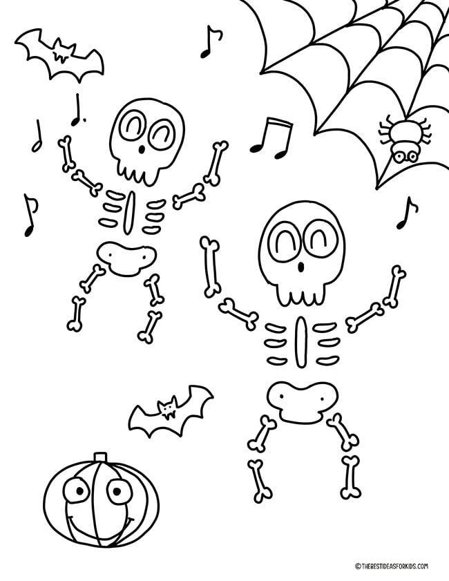 Halloween coloring pages free printables