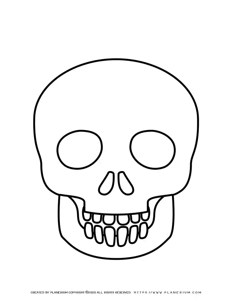 Skull outline