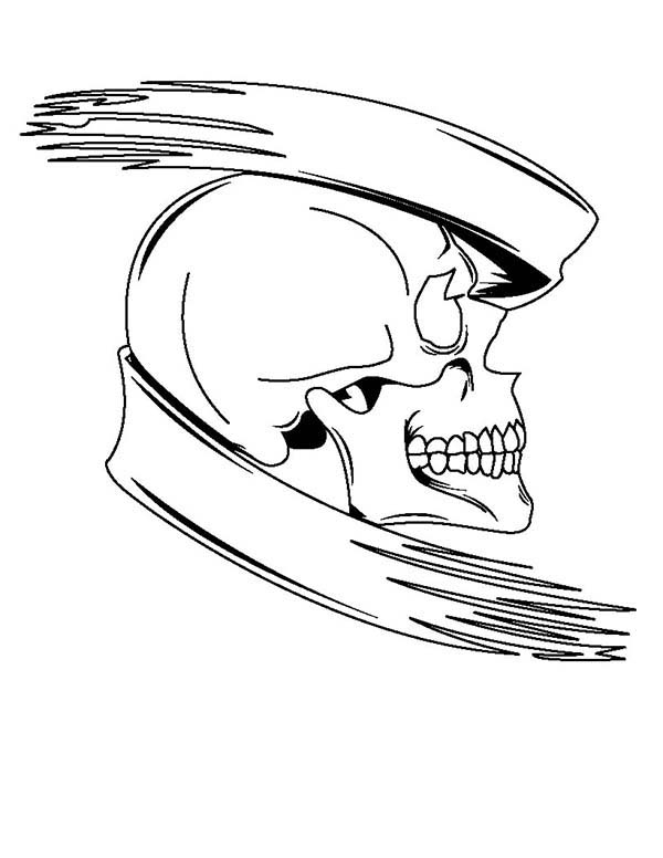 Free printable skull coloring pages for kids