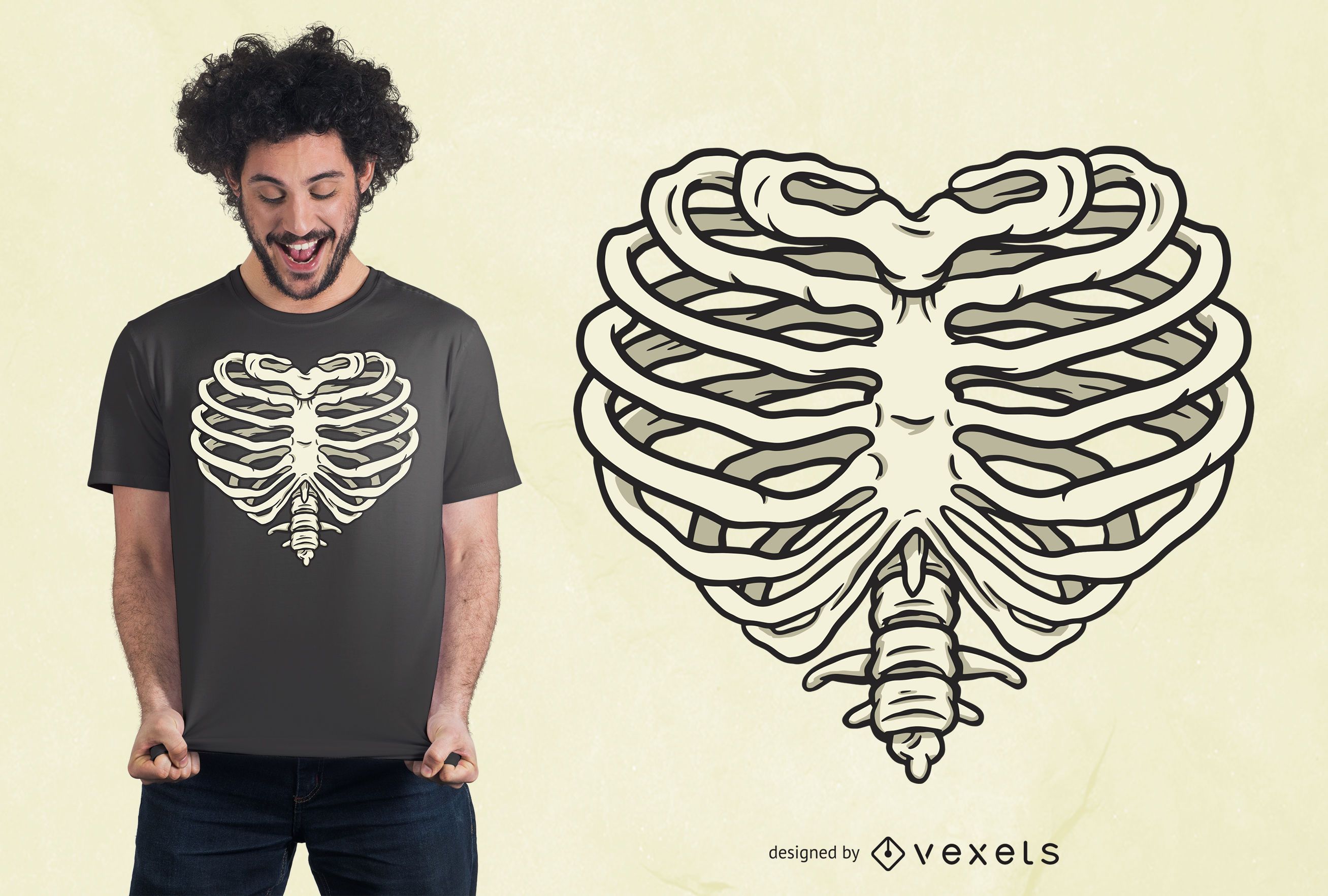 Rib cage t shirt designs graphics more merch