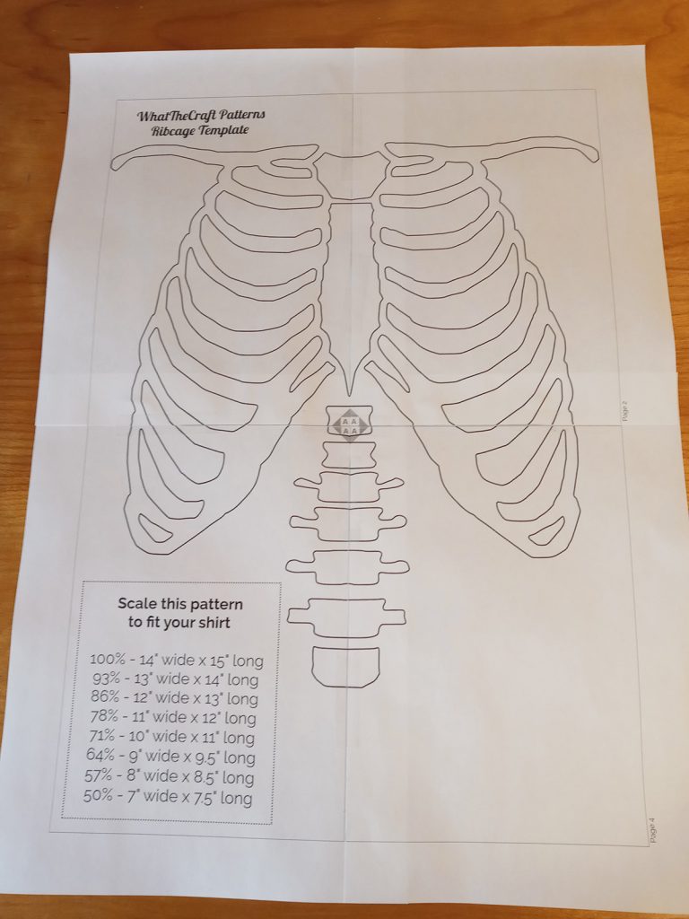 How to stencil a bleached ribcage shirt â diy halloween tutorial â