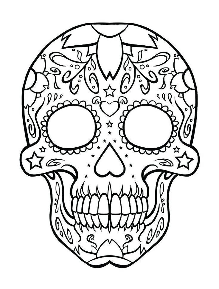 Free skull stencil printable templates guide patterns skull coloring pages skull stencil free stencils printables