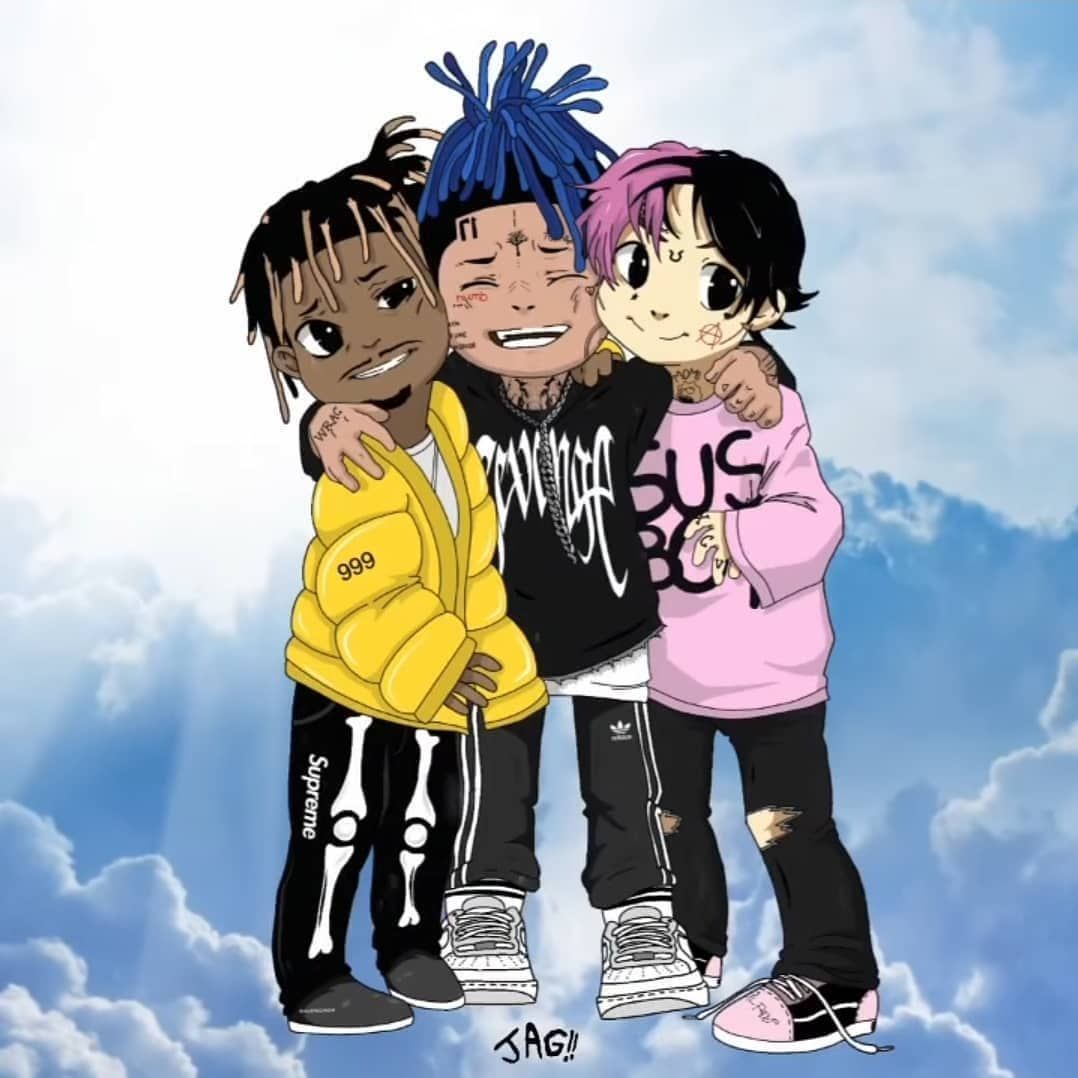 Ski mask xxxtentacion and juice wrld wallpapers