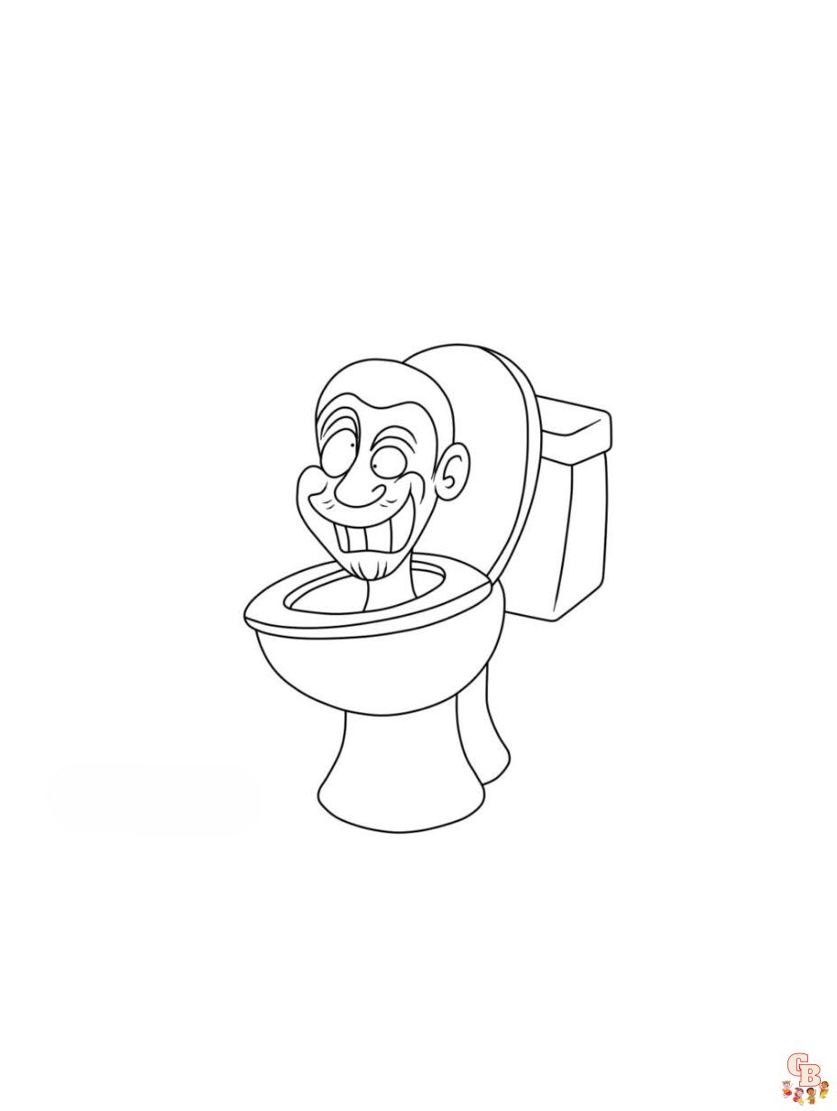 Explore the fun and creativity with skibidi toilet coloring pages