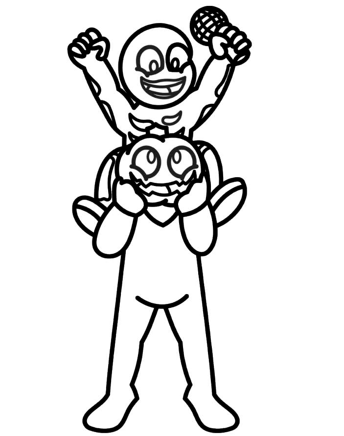 Skid and pump nft coloring page