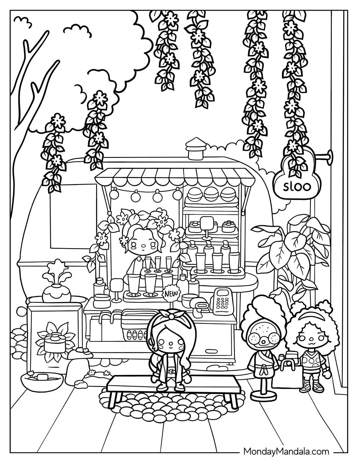 Toca boca coloring pages free pdf printables