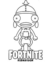 Fortnite spaceman skin coloring pages