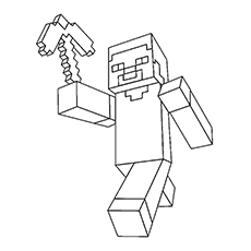 Free printable minecraft coloring pages for toddlers