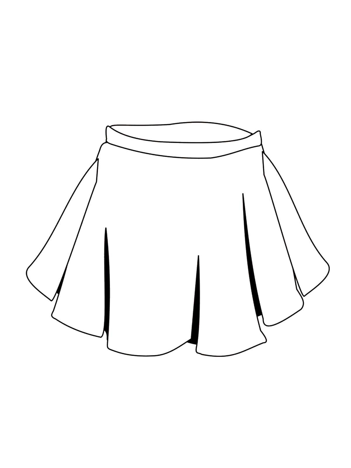 Online coloring pages coloring skirt coloring