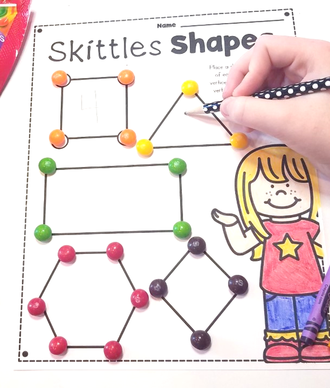 Skittles math activities for young learners mrs mcginnis little zizzers