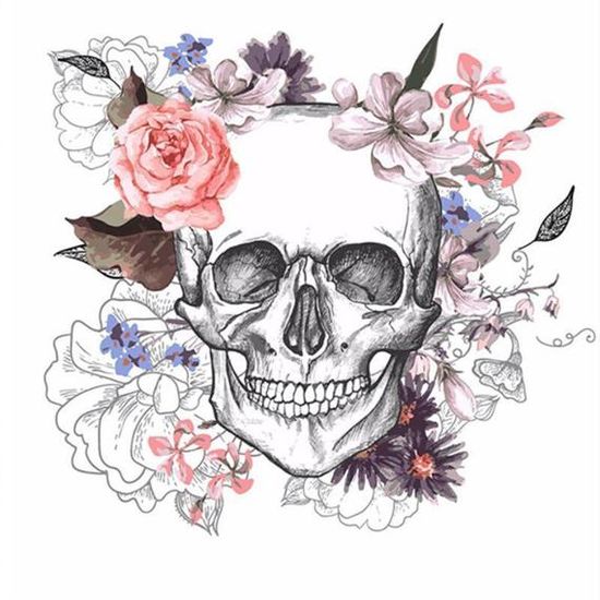 Download Free 100 + skull and flower