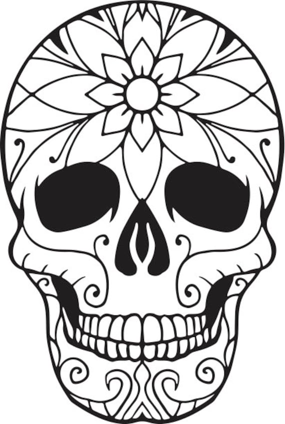 Sugar skull coloring pages