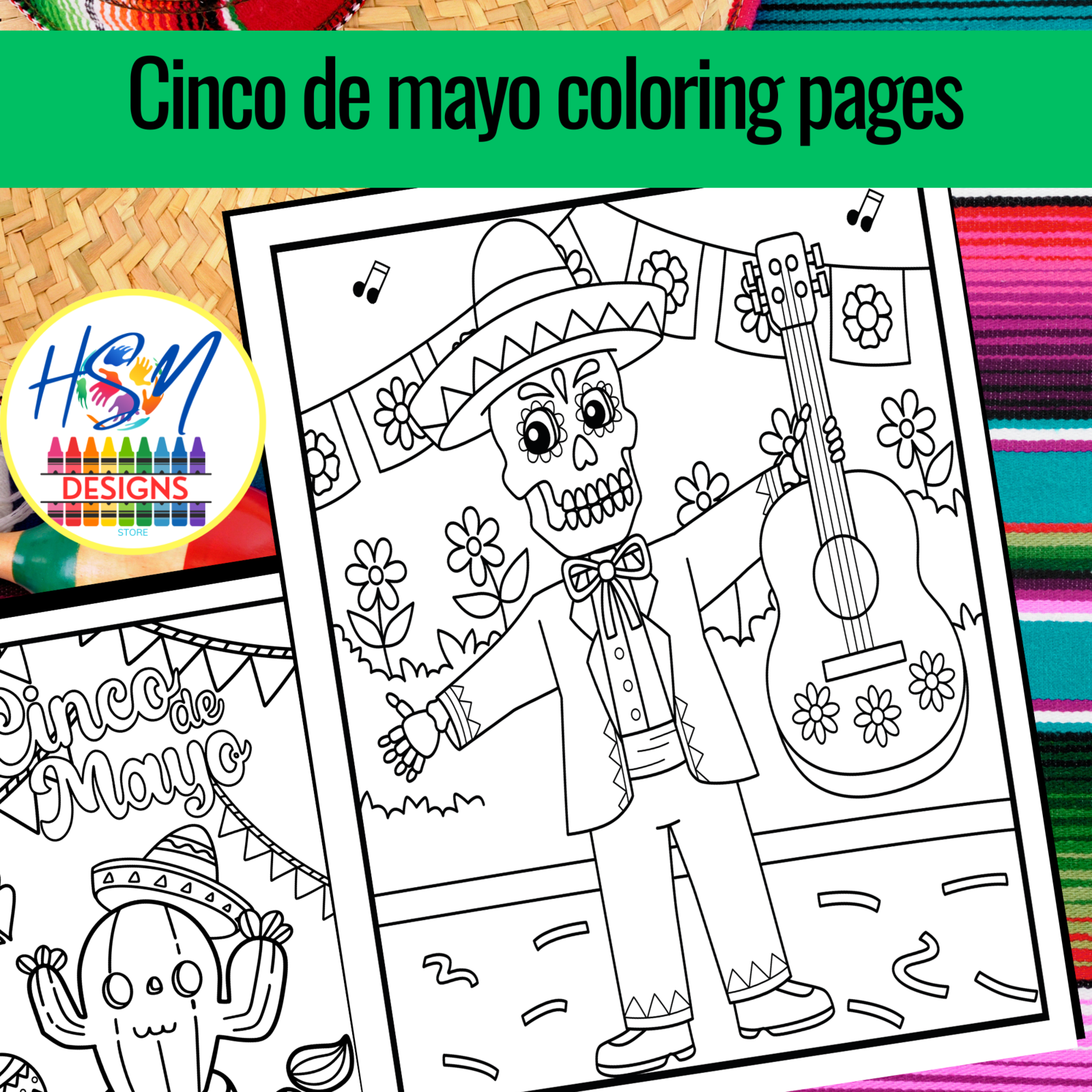 Cinco de mayo coloring pages hispanic heritage month coloring sheets mexican v made by teachers