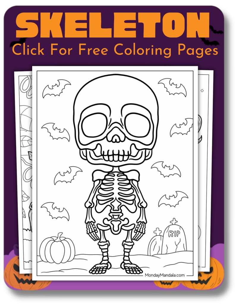 Halloween coloring pages free pdf printables