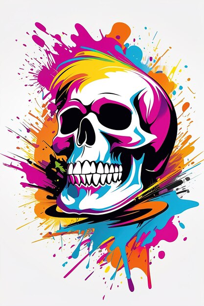 Page color skull images