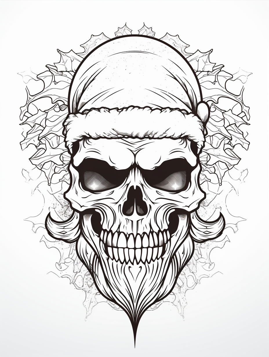 Skull santa