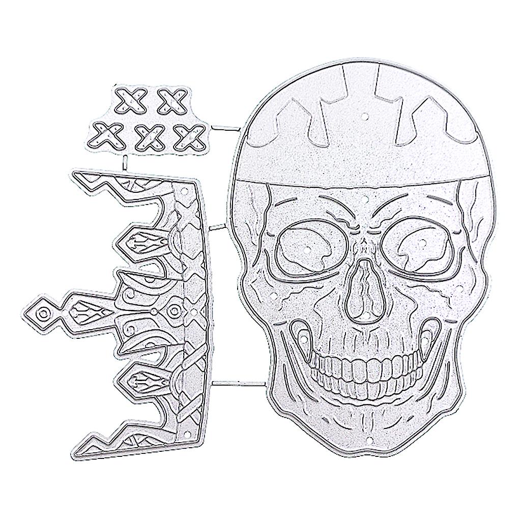 Halloween skull metal cutting dies stencil diy scrapbooking album paper template