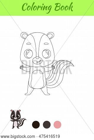 Coloring page happy vector photo free trial bigstock