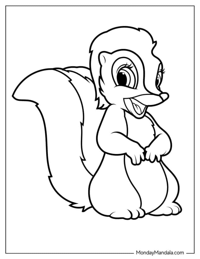 Bambi coloring pages free pdf printables