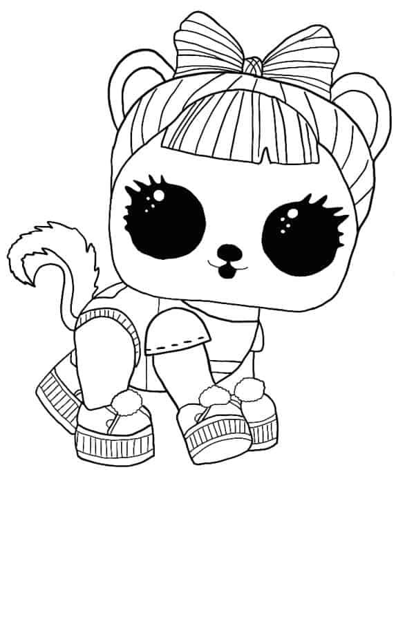 Lol surprise winter disco coloring pages ra