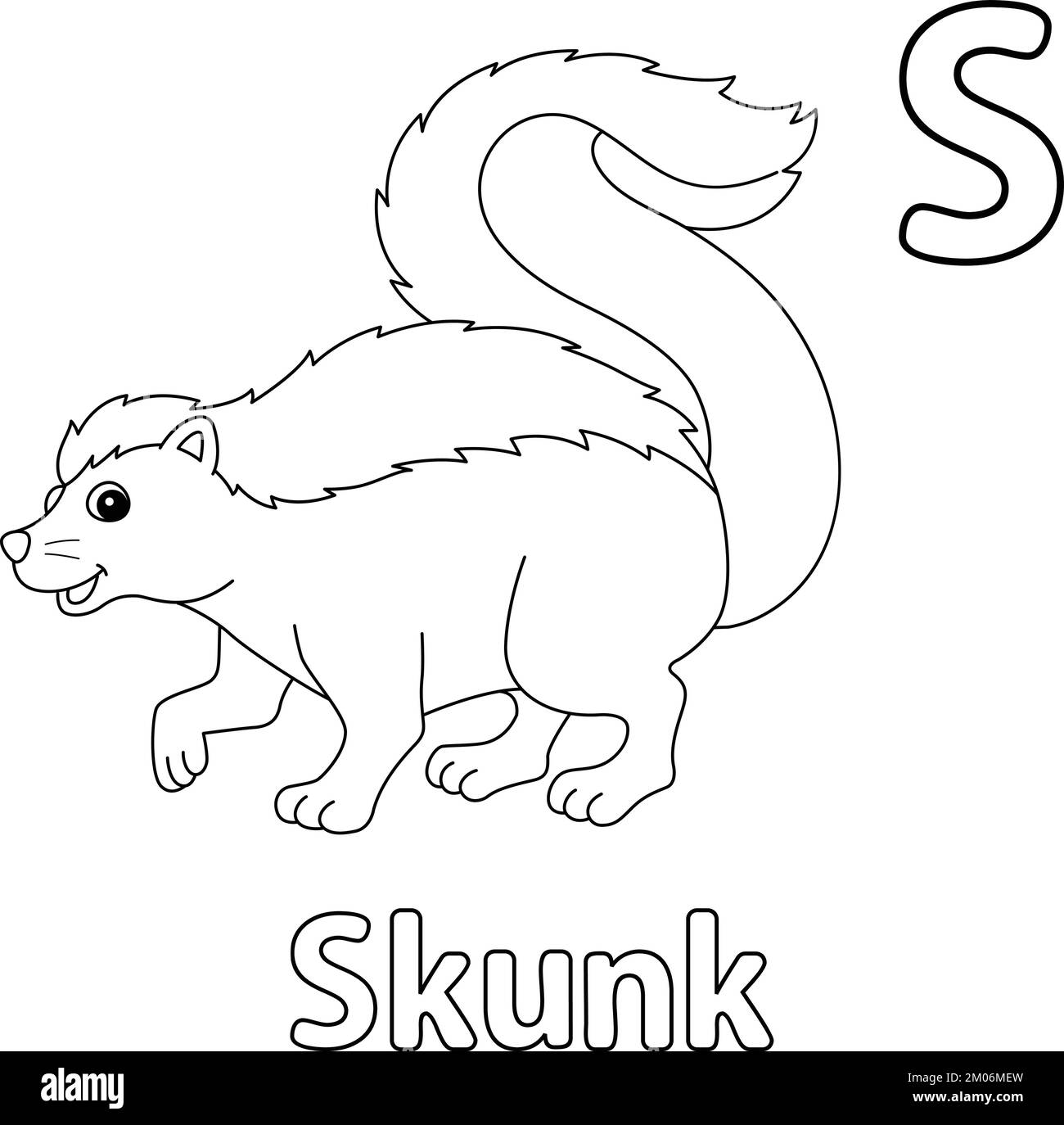 Skunk drawing hi