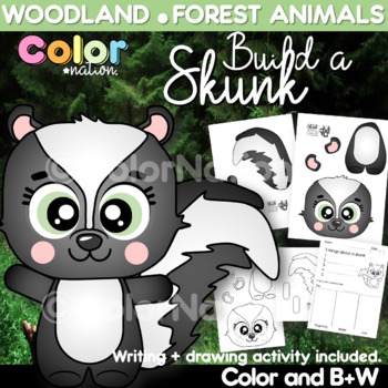 Build a skunk printable craft