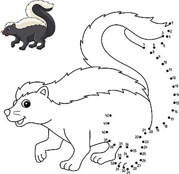 Isolated coloring page of skunk animal alphabet abc vector animal drawing ring drawing alphabet drawing png and vector with transparent background for free download